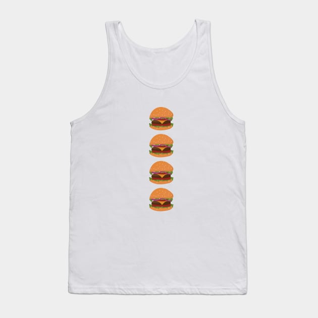 Burgers Tank Top by TeeFusion-Hub